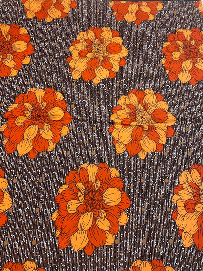 Polycotton African Fabric 6 Yards Soft Ankara Wax Print Material