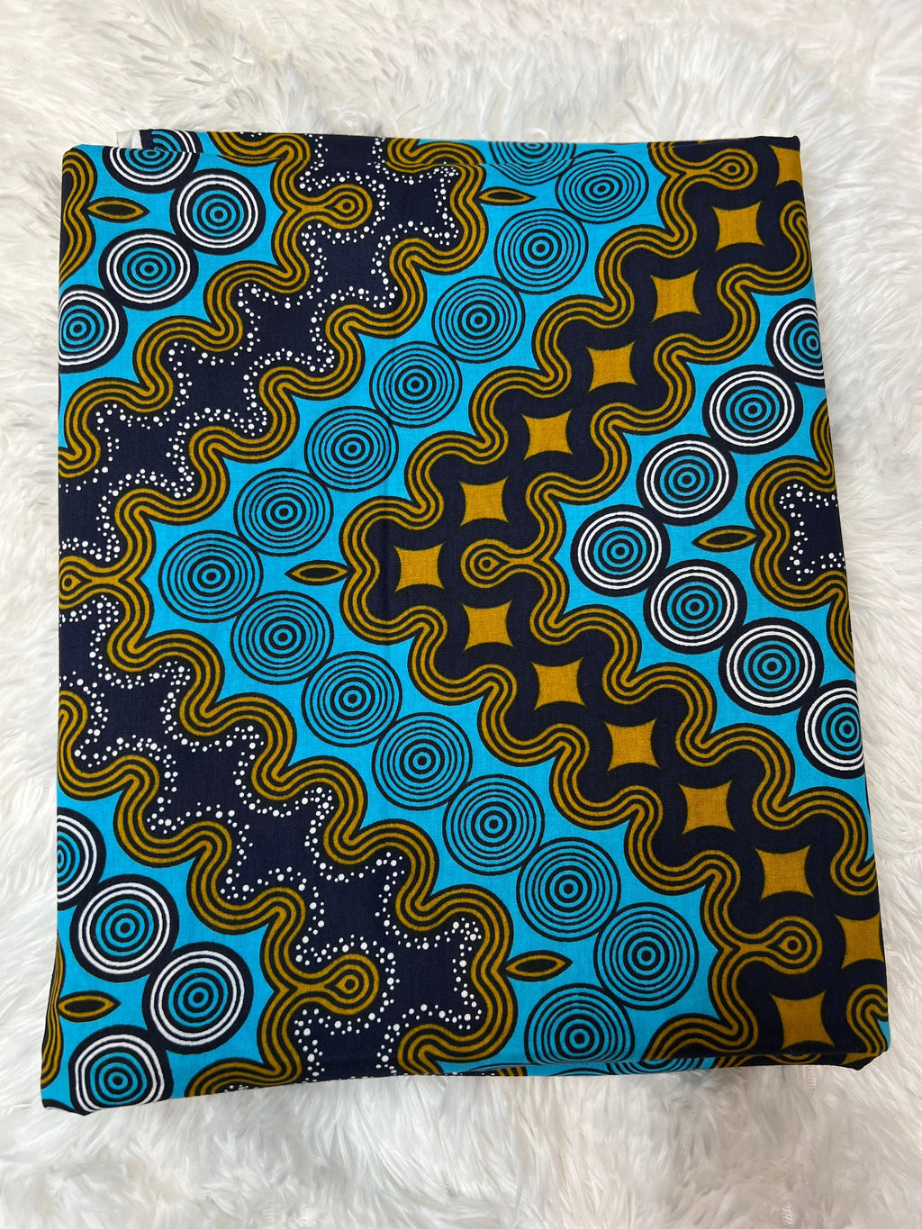 6 Yards 100% Cotton Ankara Wax Print Fabric African Print for Dressmaking, Quilting & Home Décor