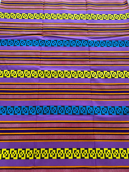 Polycotton African Fabric 6 Yards Soft Ankara Wax Print Material