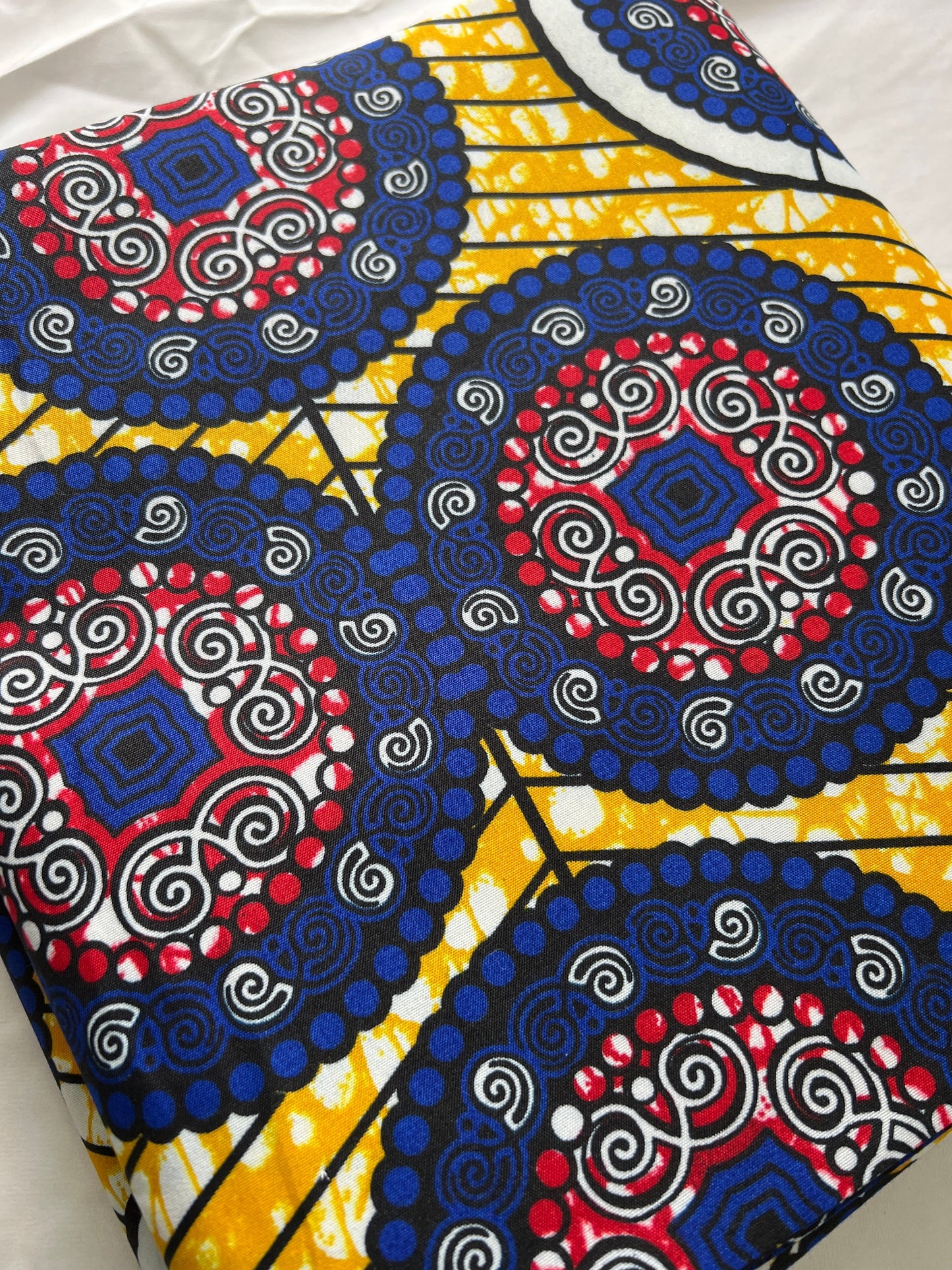 Polycotton African Fabric 6 Yards Soft Ankara Wax Print Material