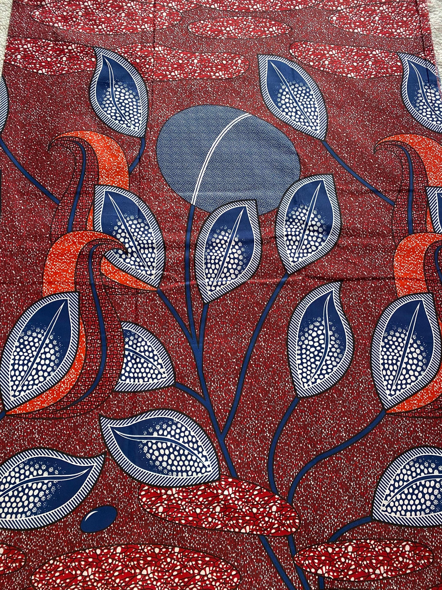 Polycotton African Fabric 6 Yards Soft Ankara Wax Print Material