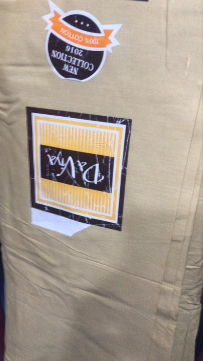 Polycotton African Fabric 6 Yards Soft Ankara Wax Print Material