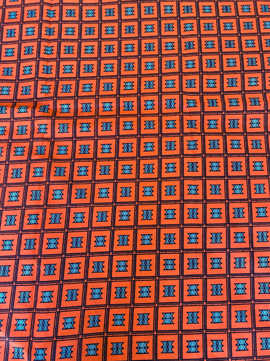 Polycotton African Fabric 6 Yards Soft Ankara Wax Print Material