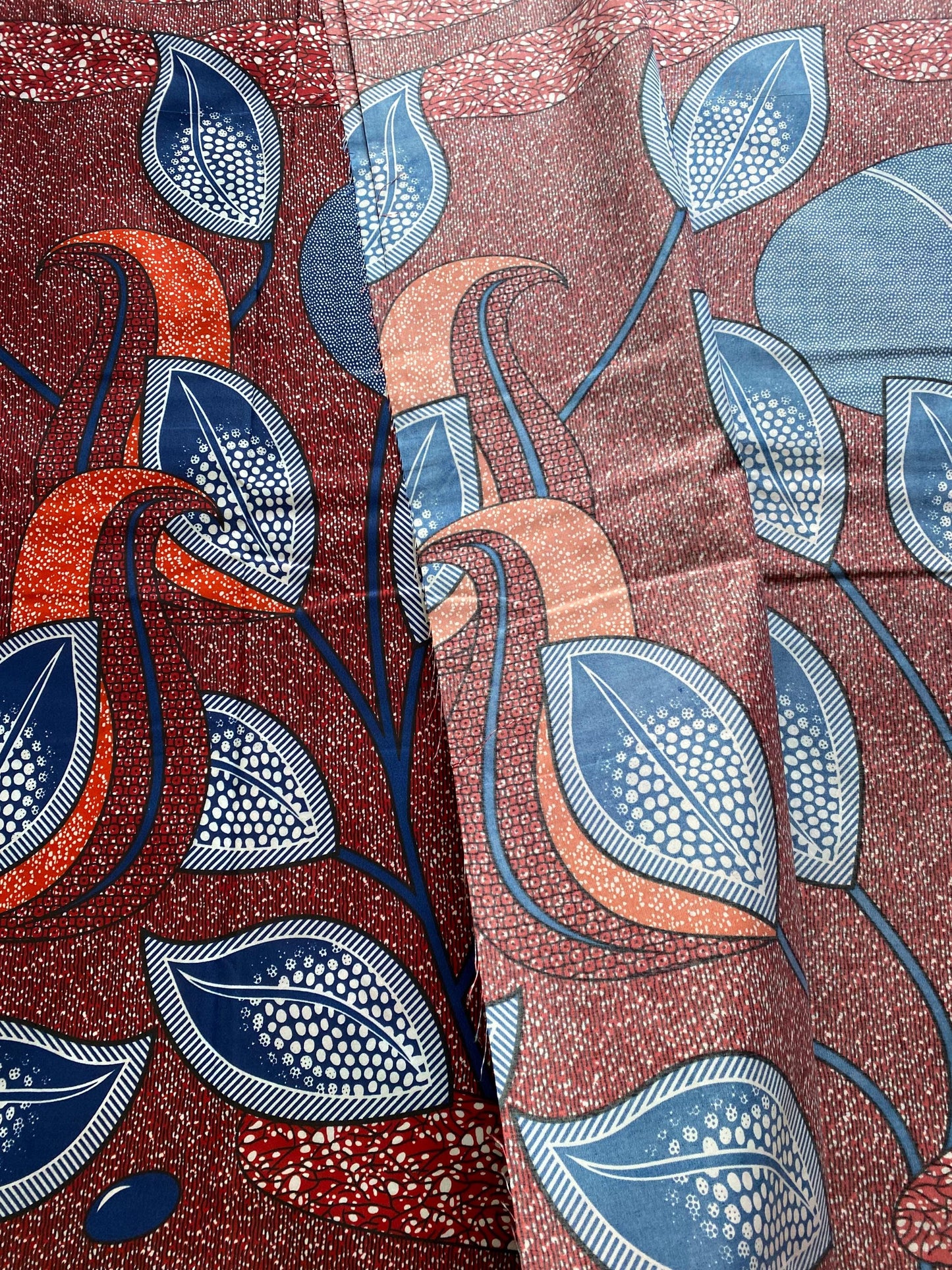 Polycotton African Fabric 6 Yards Soft Ankara Wax Print Material