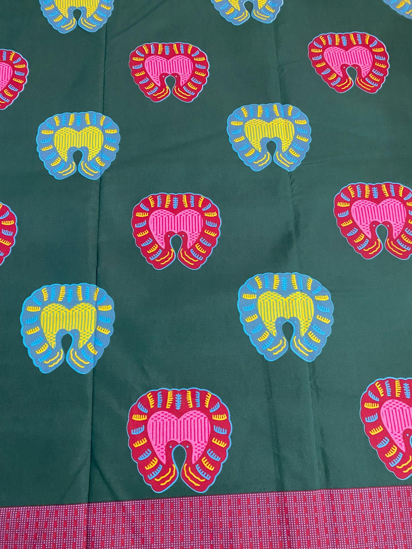 Polycotton African Fabric 6 Yards Soft Ankara Wax Print Material