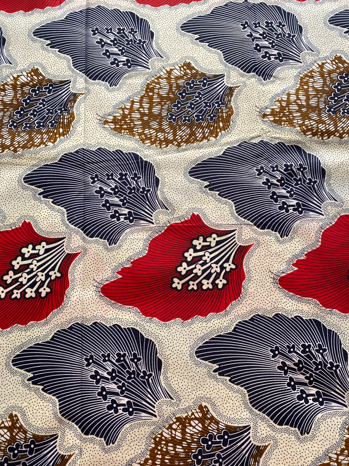 Polycotton African Fabric 6 Yards Soft Ankara Wax Print Material