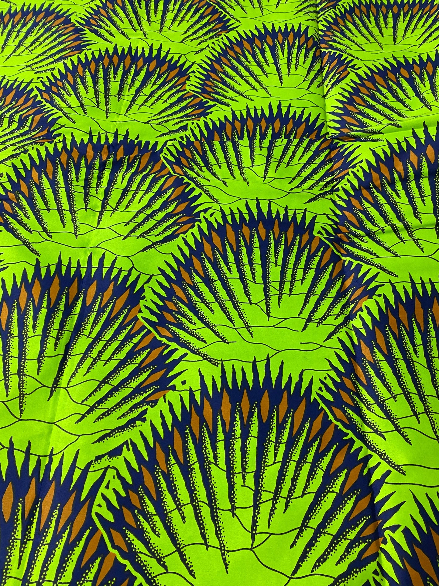 Polycotton African Fabric 6 Yards Soft Ankara Wax Print Material