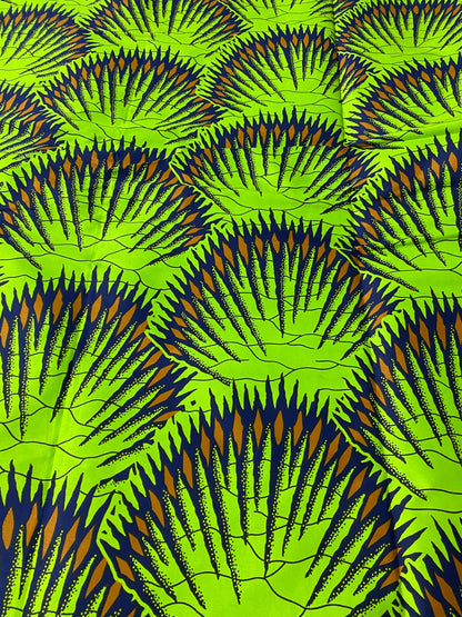 Polycotton African Fabric 6 Yards Soft Ankara Wax Print Material