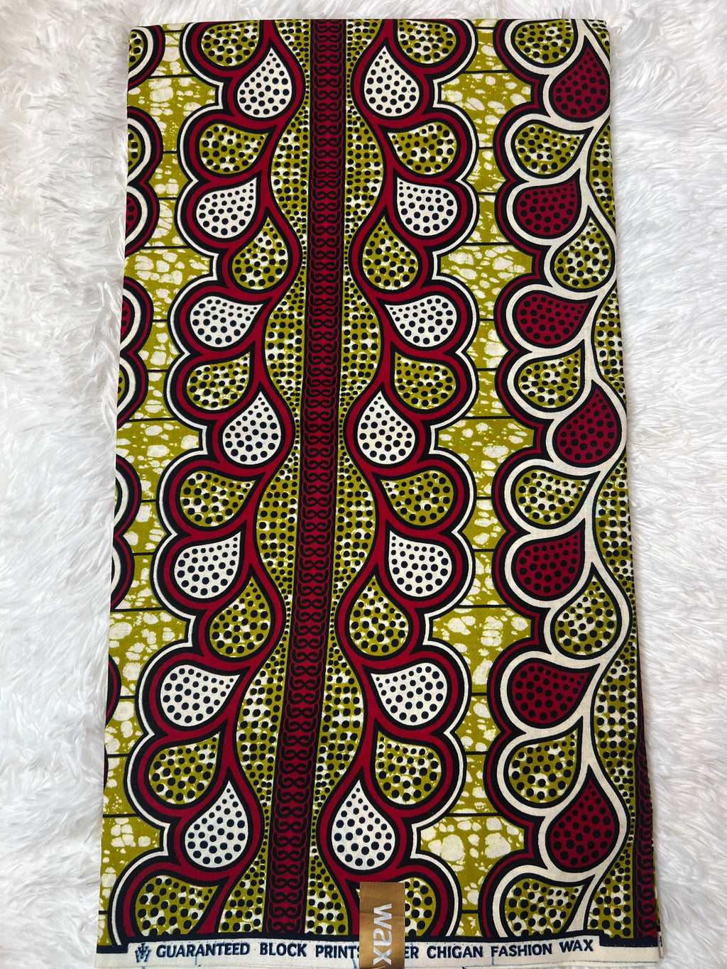 Ankara Fabric: Multi-Colored African Print Cotton, 6 Yards