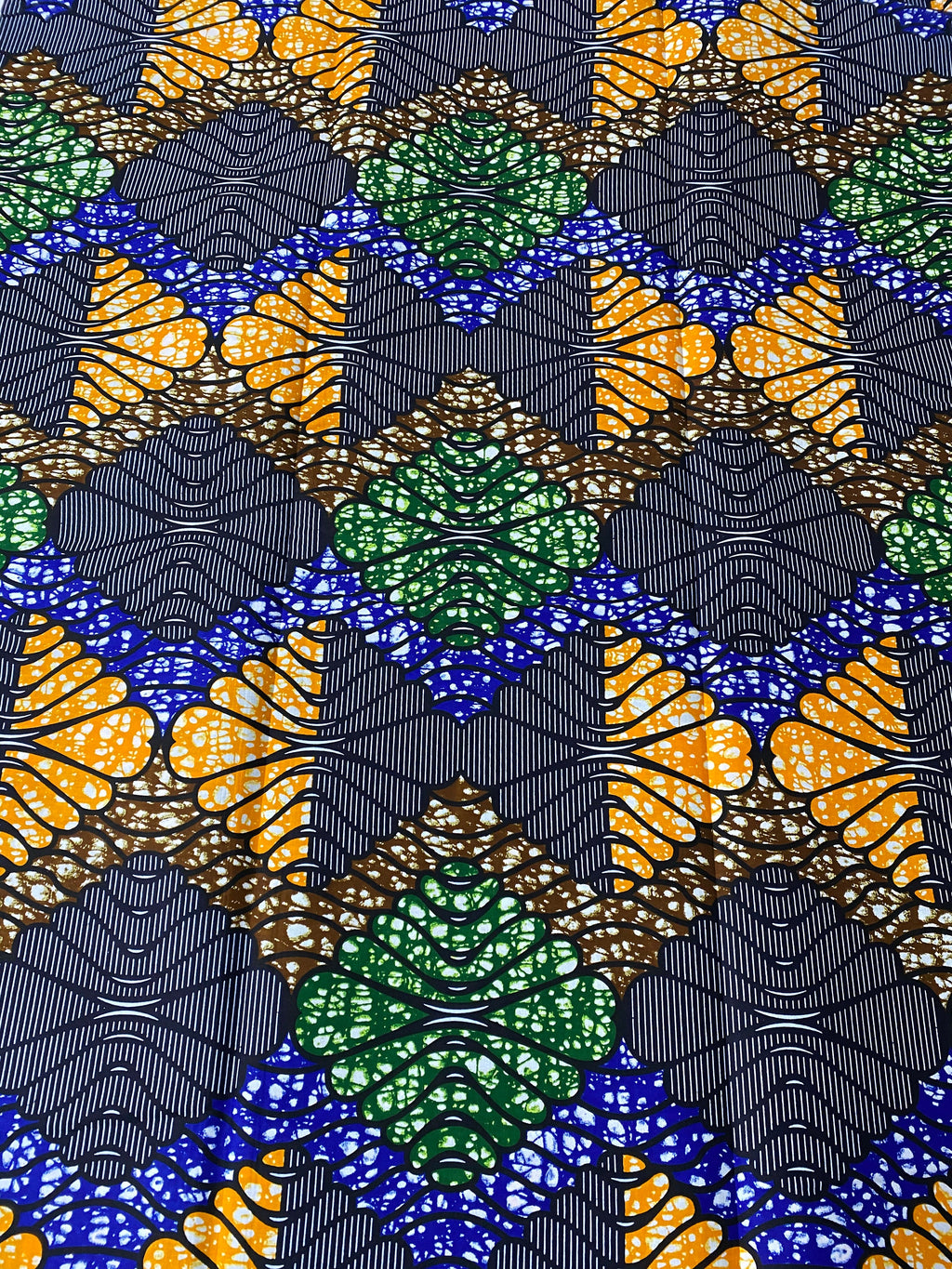 6 Yards 100% Cotton Ankara Wax Print Fabric African Print for Dressmaking, Quilting & Home Décor