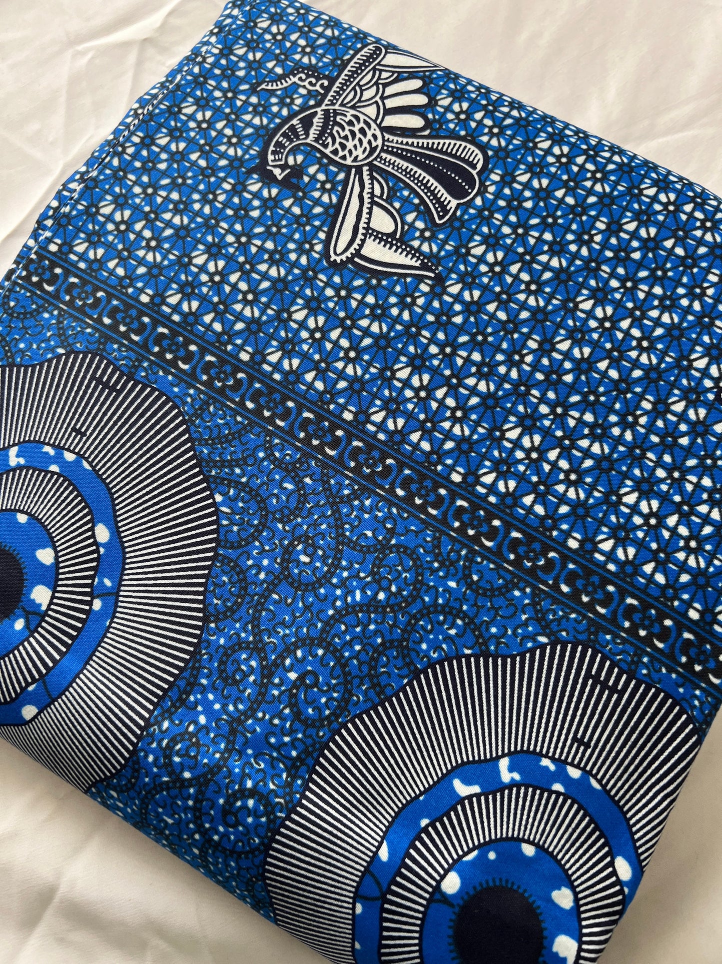 Polycotton African Fabric 6 Yards Soft Ankara Wax Print Material