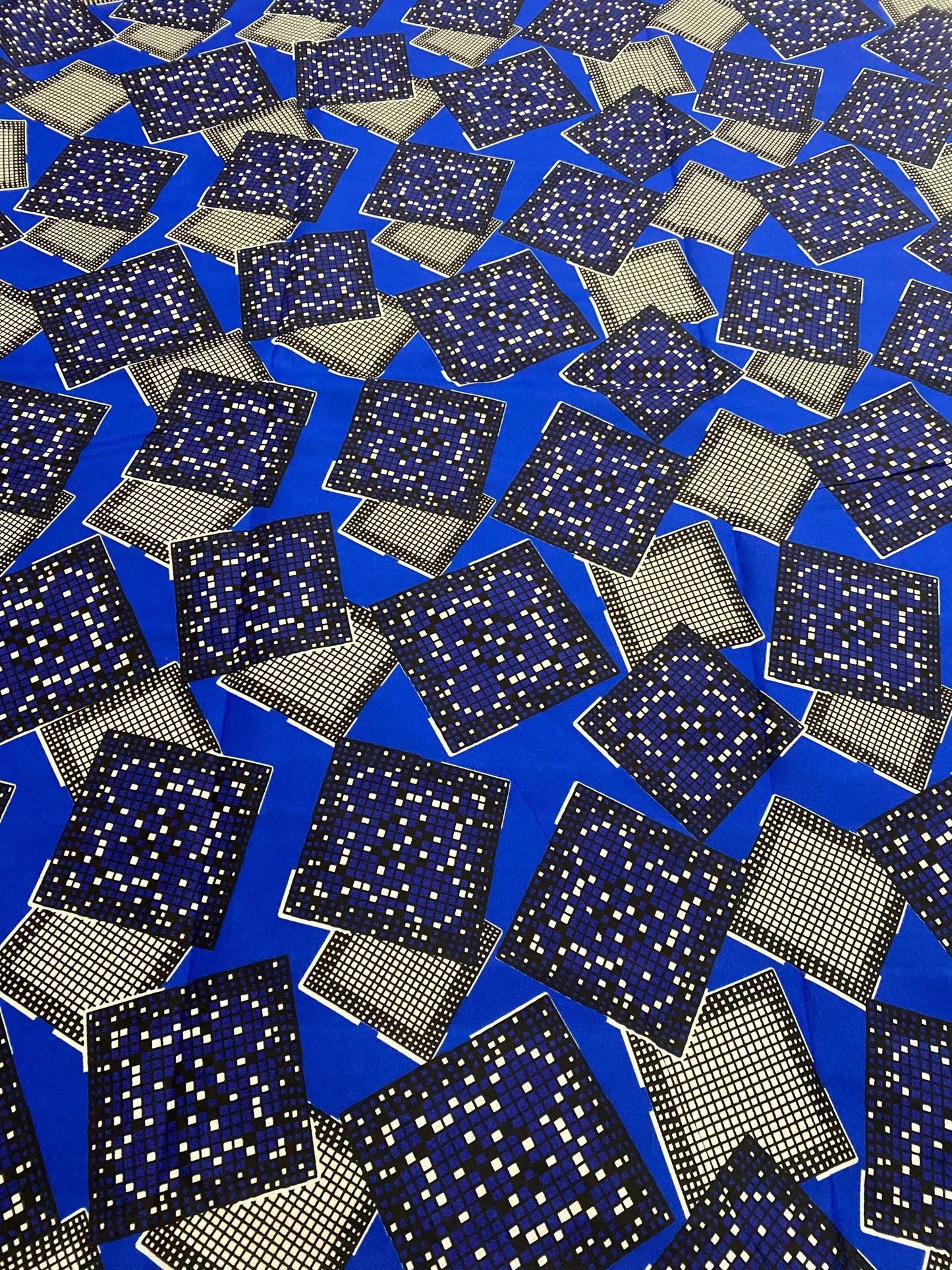 Polycotton African Fabric 6 Yards Soft Ankara Wax Print Material