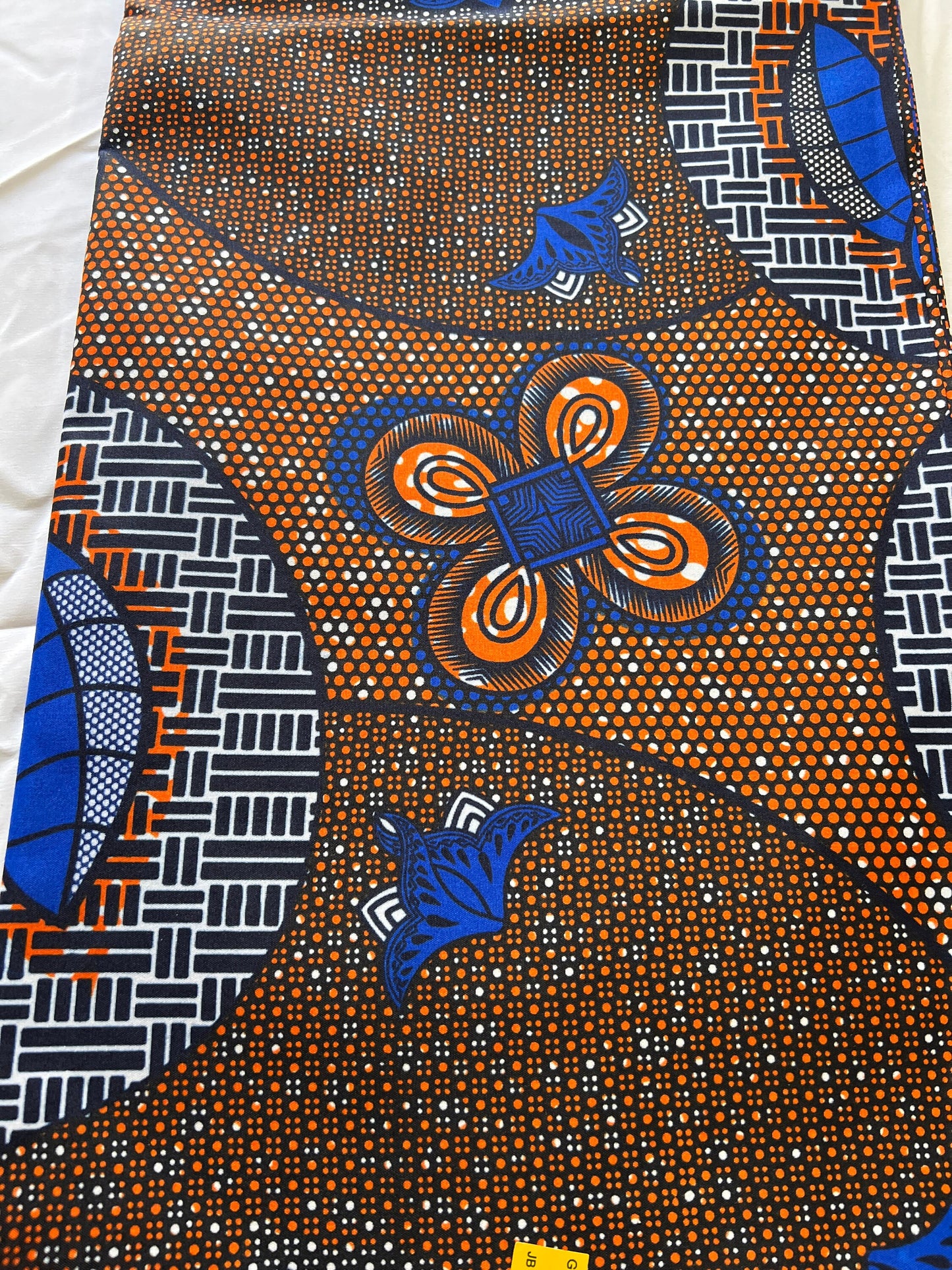 Polycotton African Fabric 6 Yards Soft Ankara Wax Print Material