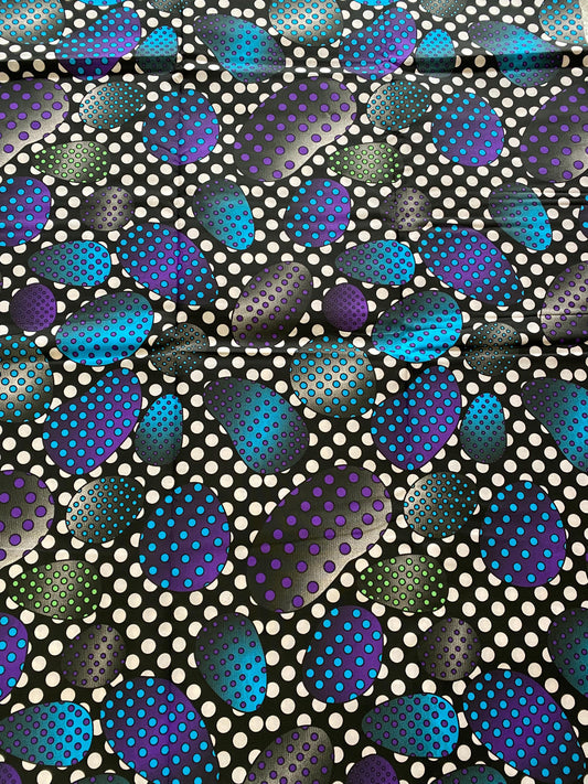 Polycotton African Fabric 6 Yards Soft Ankara Wax Print Material