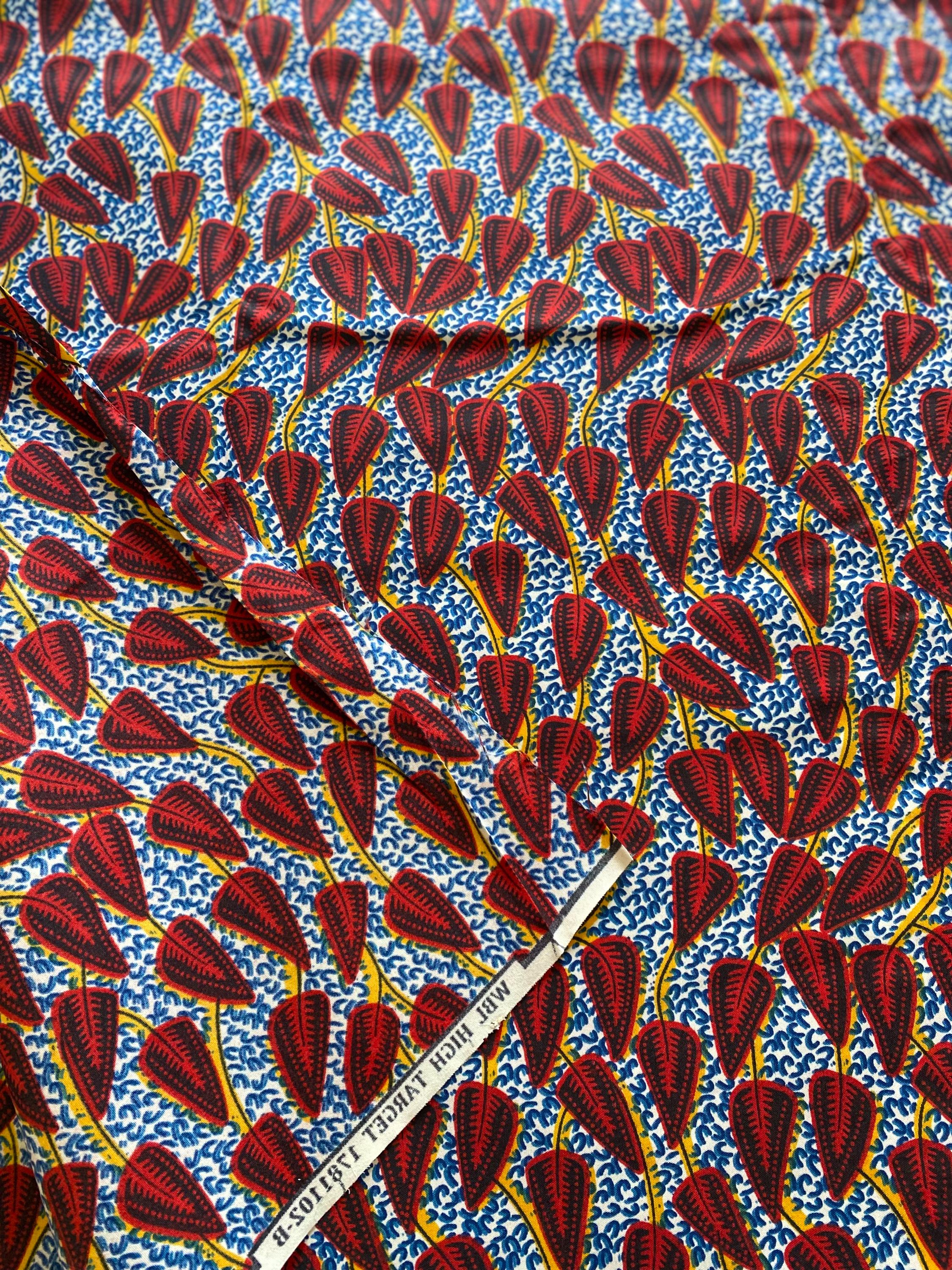 Polycotton African Fabric 6 Yards Soft Ankara Wax Print Material