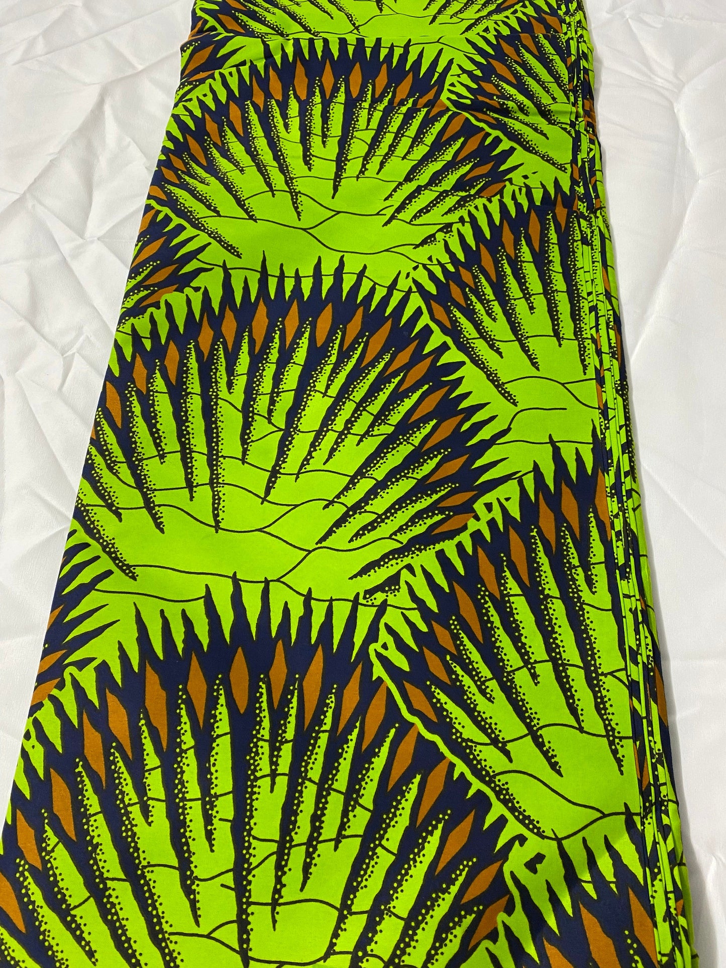 Polycotton African Fabric 6 Yards Soft Ankara Wax Print Material