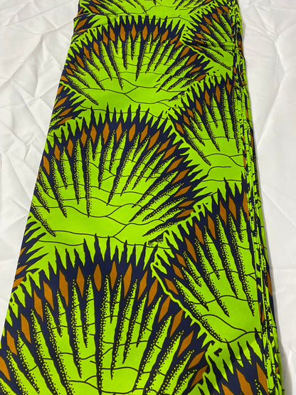 Polycotton African Fabric 6 Yards Soft Ankara Wax Print Material