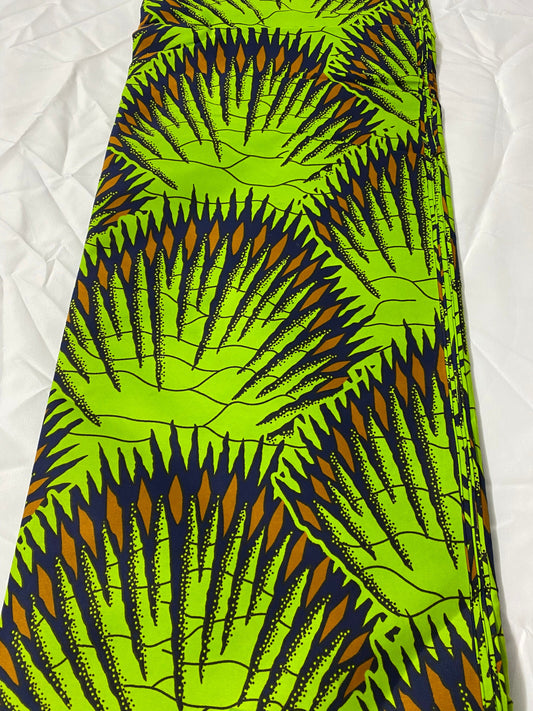 Polycotton African Fabric 6 Yards Soft Ankara Wax Print Material