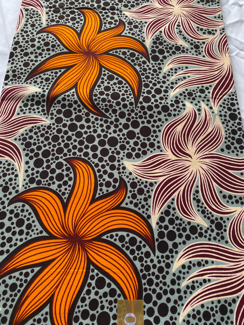 6 Yards 100% Cotton Ankara Wax Print Fabric African Print for Dressmaking, Quilting & Home Décor