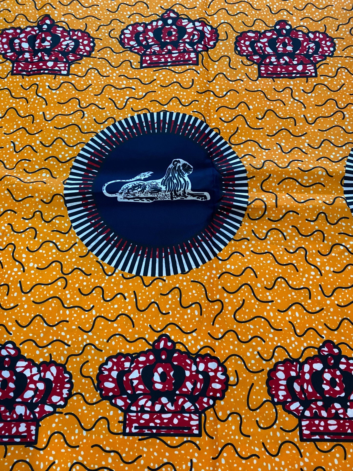 Polycotton African Fabric 6 Yards Soft Ankara Wax Print Material