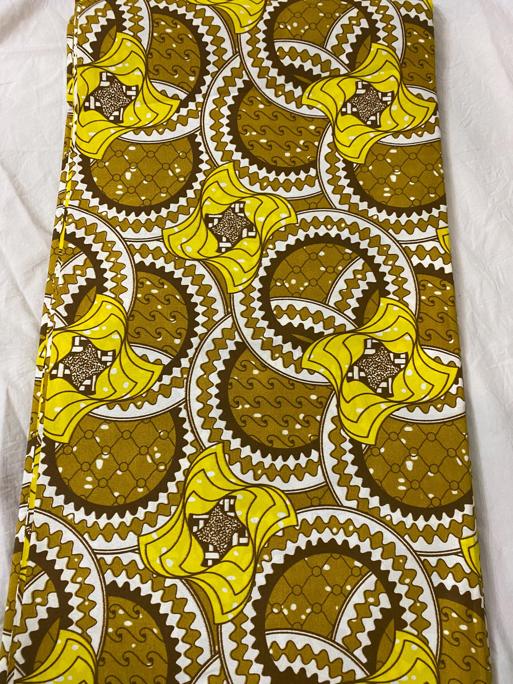 Colorful Ankara Fabric: African Print Polycotton, 6 Yards