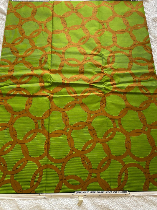 Polycotton African Fabric 6 Yards Soft Ankara Wax Print Material