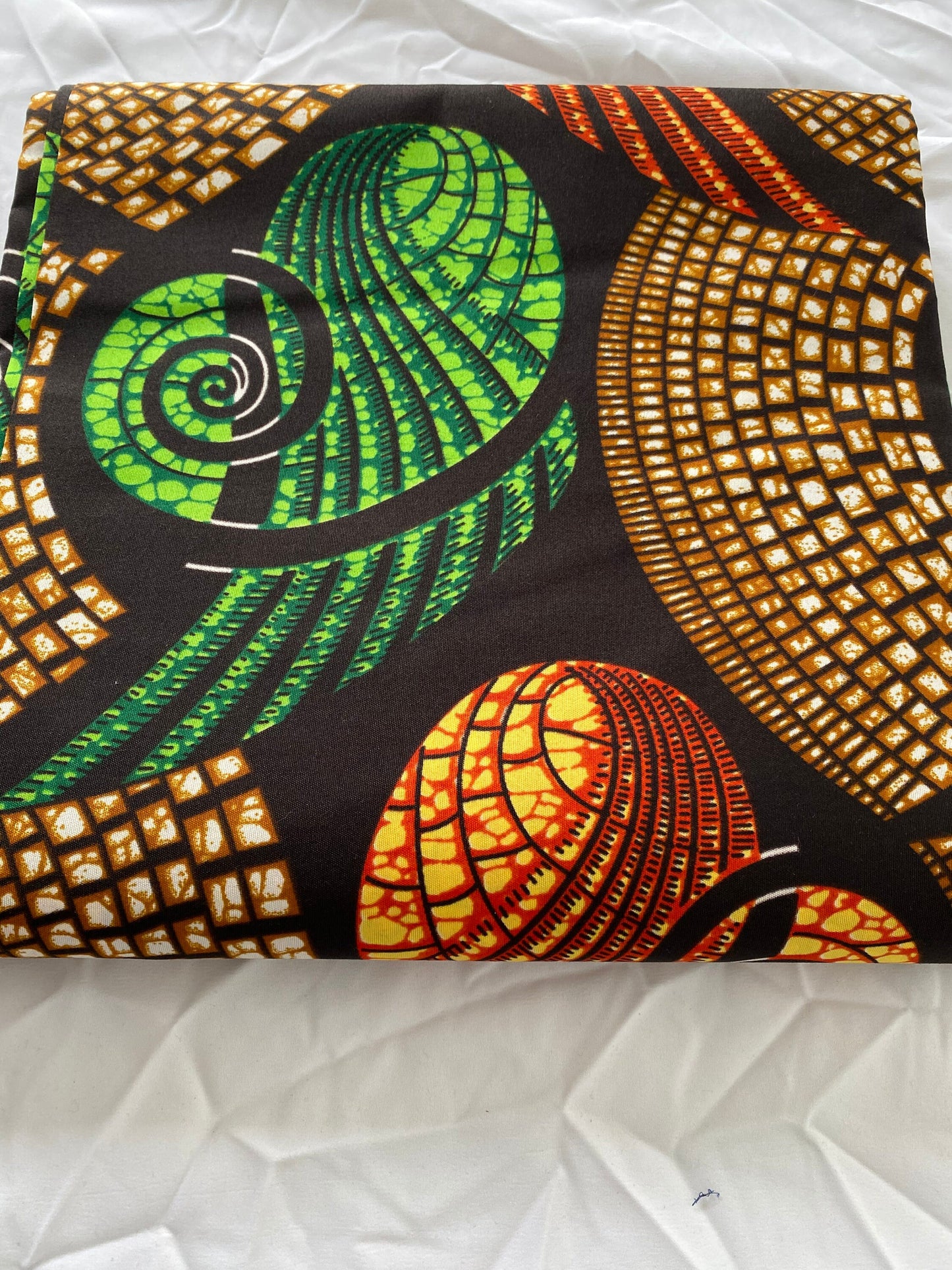 Polycotton African Fabric 6 Yards Soft Ankara Wax Print Material