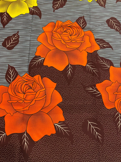 Polycotton African Fabric 6 Yards Soft Ankara Wax Print Material