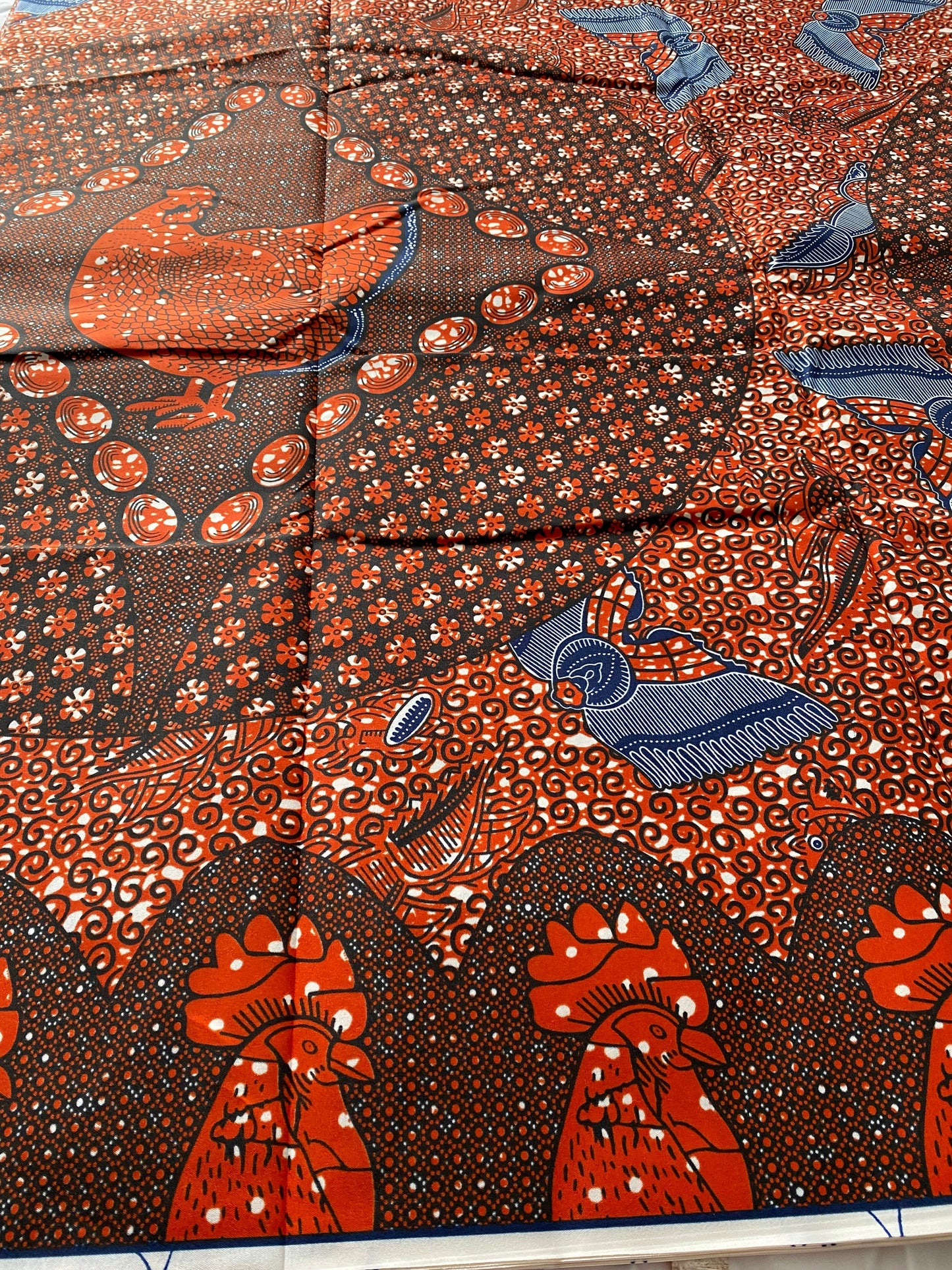 Polycotton African Fabric 6 Yards Soft Ankara Wax Print Material