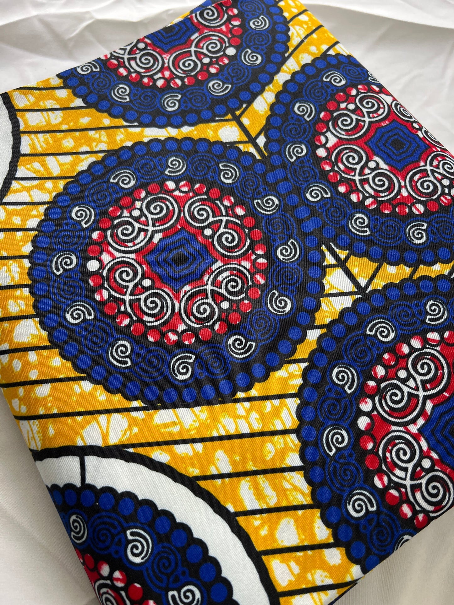 Polycotton African Fabric 6 Yards Soft Ankara Wax Print Material