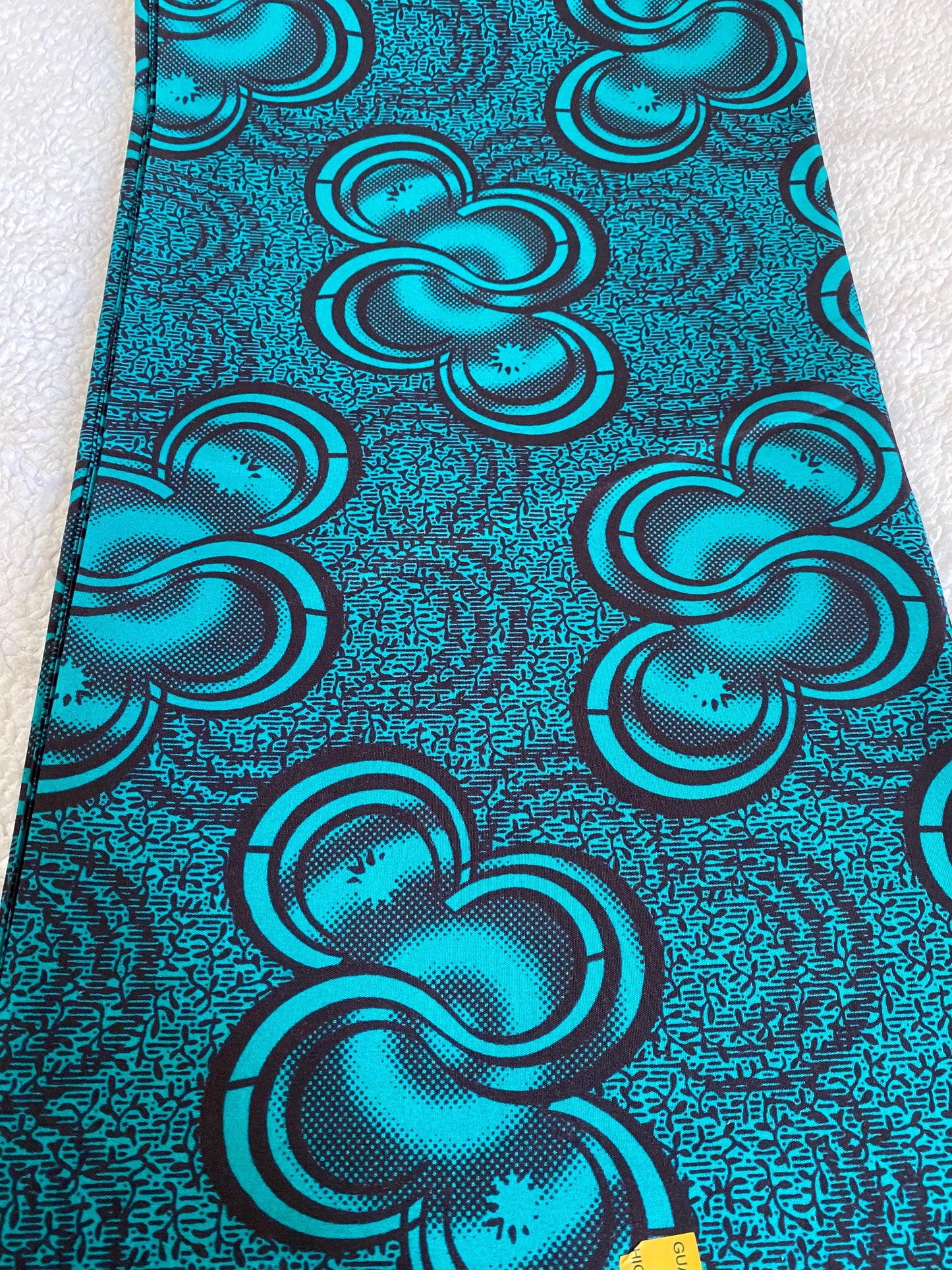 Polycotton African Fabric 6 Yards Soft Ankara Wax Print Material