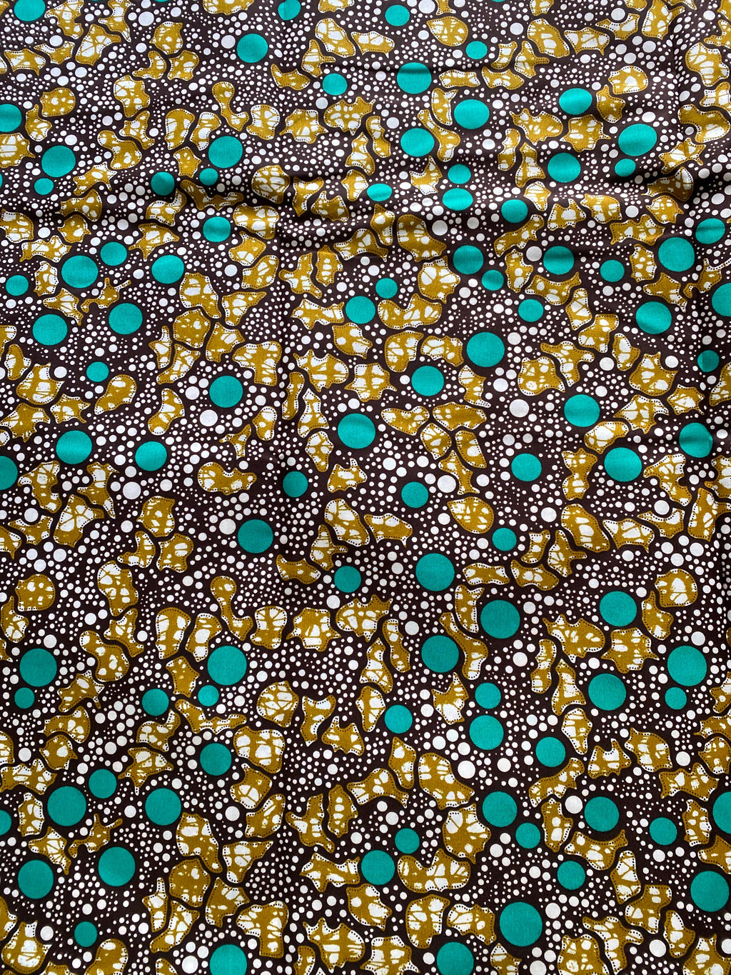 Polycotton African Fabric 6 Yards Soft Ankara Wax Print Material