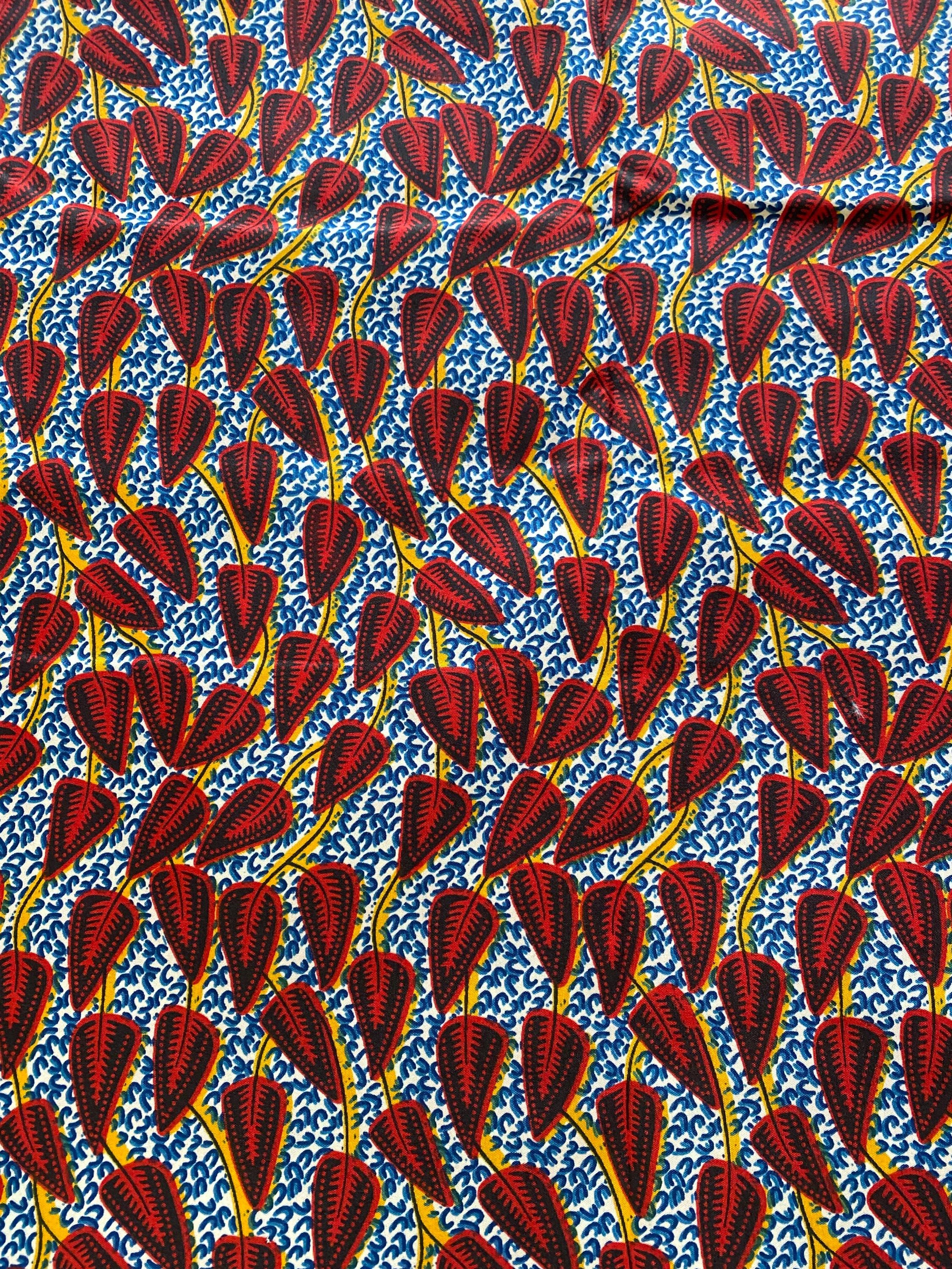 Polycotton African Fabric 6 Yards Soft Ankara Wax Print Material