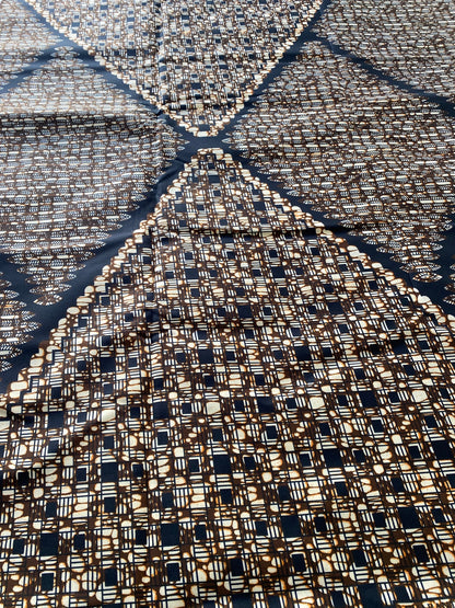 Polycotton African Fabric 6 Yards Soft Ankara Wax Print Material