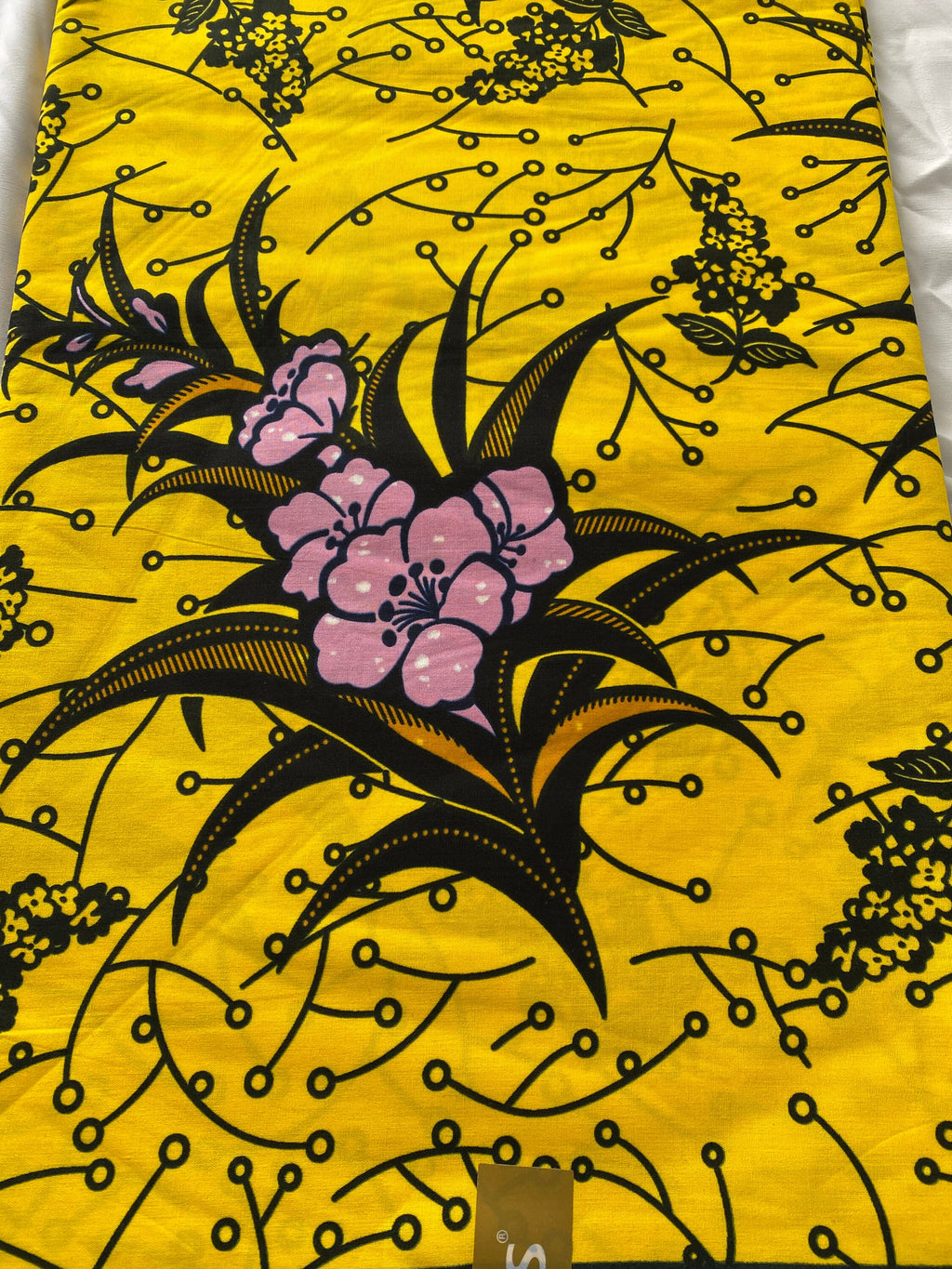 Bold Ankara African Print Fabric: 6 Yards 100% Cotton Wax Print