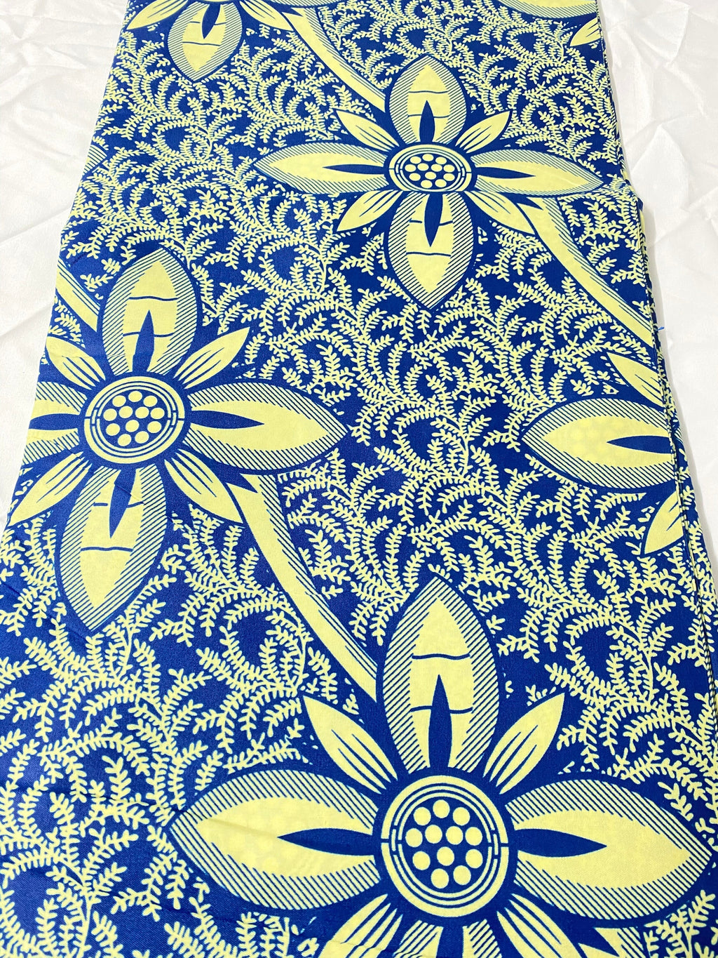 Polycotton African Fabric 6 Yards Soft Ankara Wax Print Material