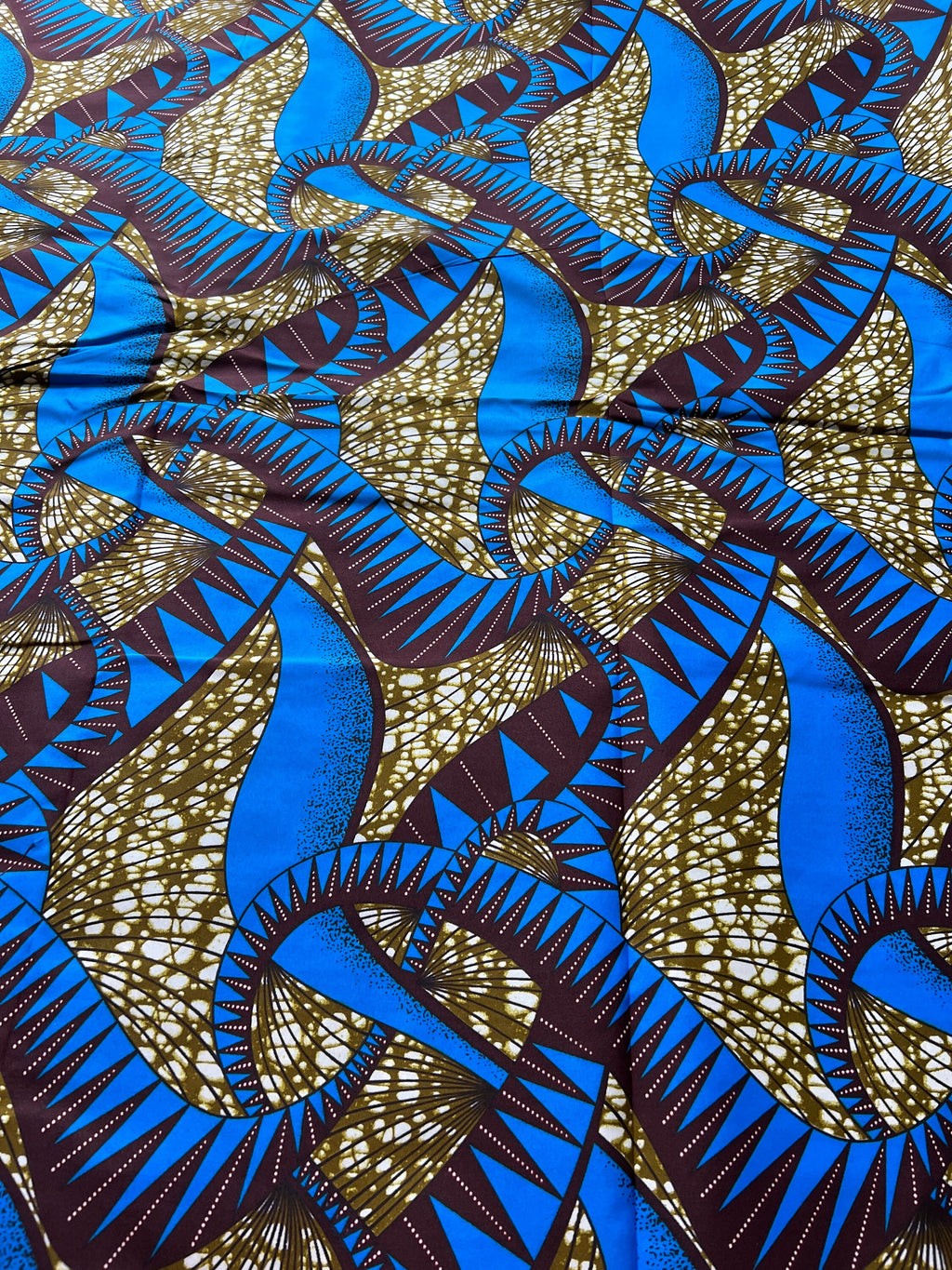 Polycotton African Fabric 6 Yards Soft Ankara Wax Print Material