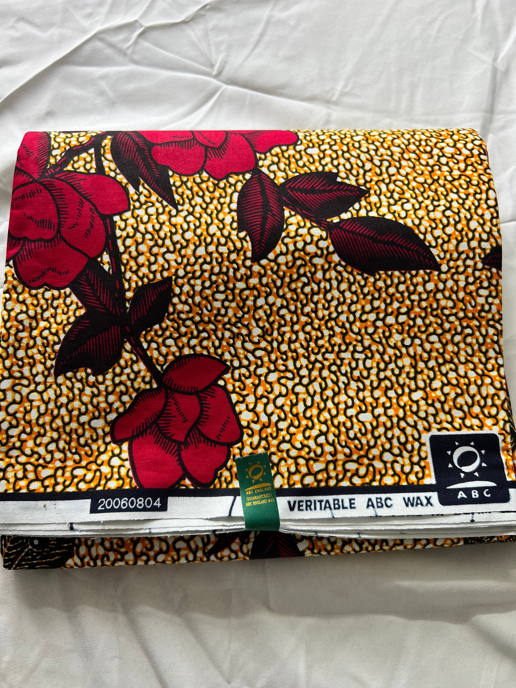 6 Yards 100% Cotton Ankara Wax Print Fabric African Print for Dressmaking, Quilting & Home Décor