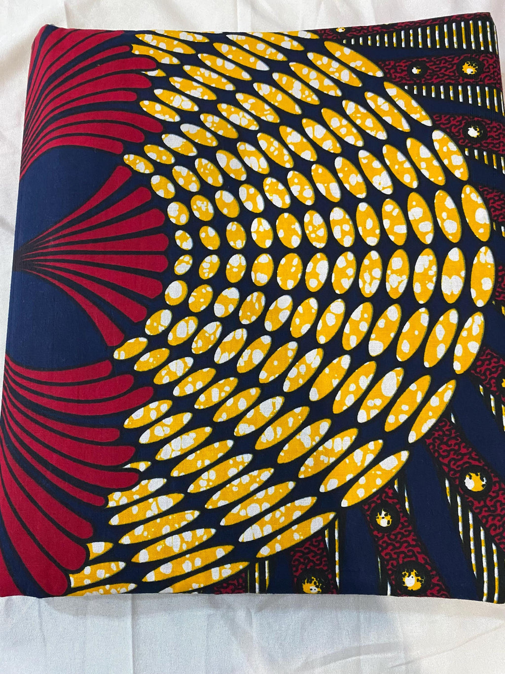 6 Yards 100% Cotton Ankara Wax Print Fabric African Print for Dressmaking, Quilting & Home Décor