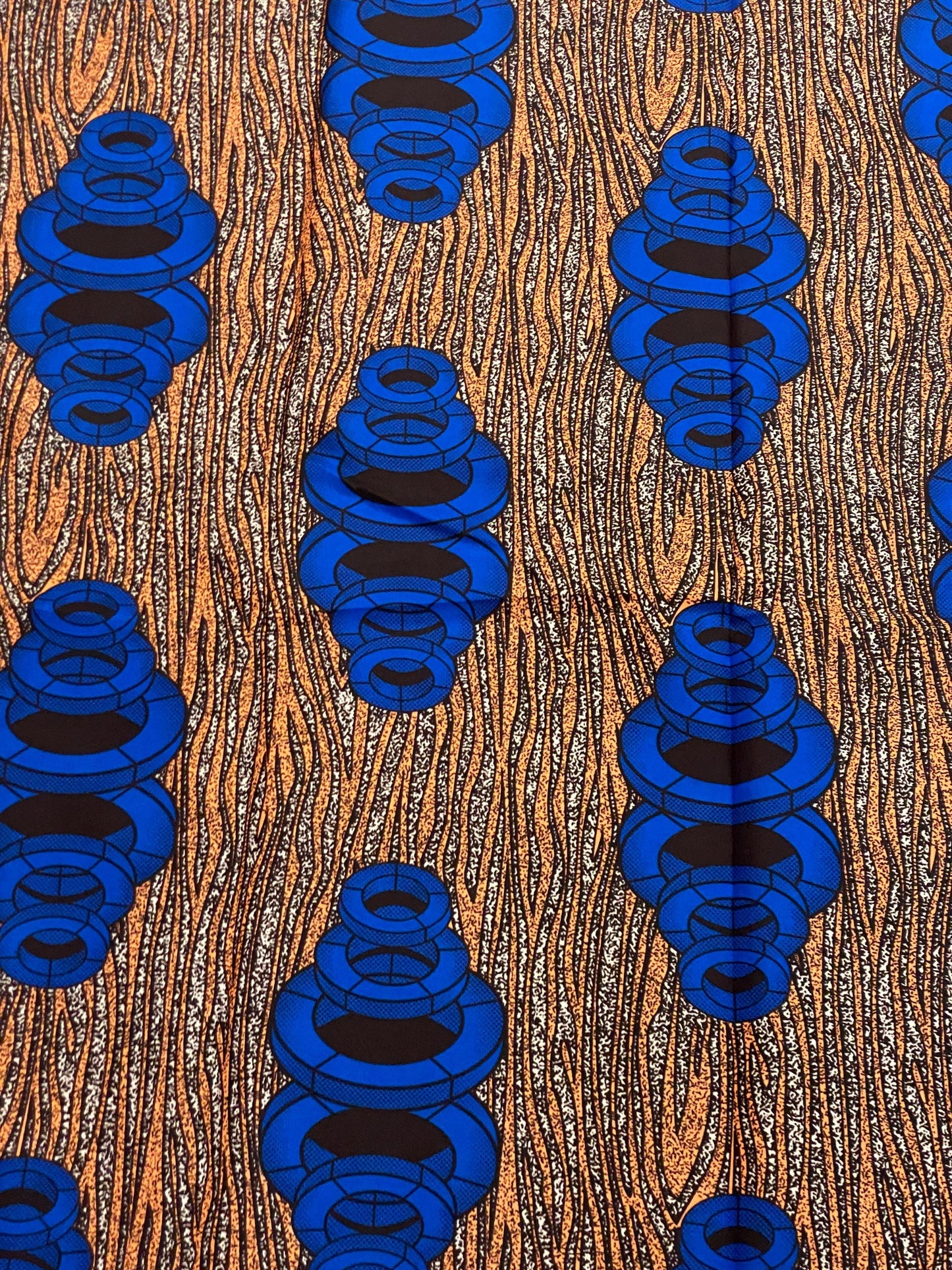 Polycotton African Fabric 6 Yards Soft Ankara Wax Print Material