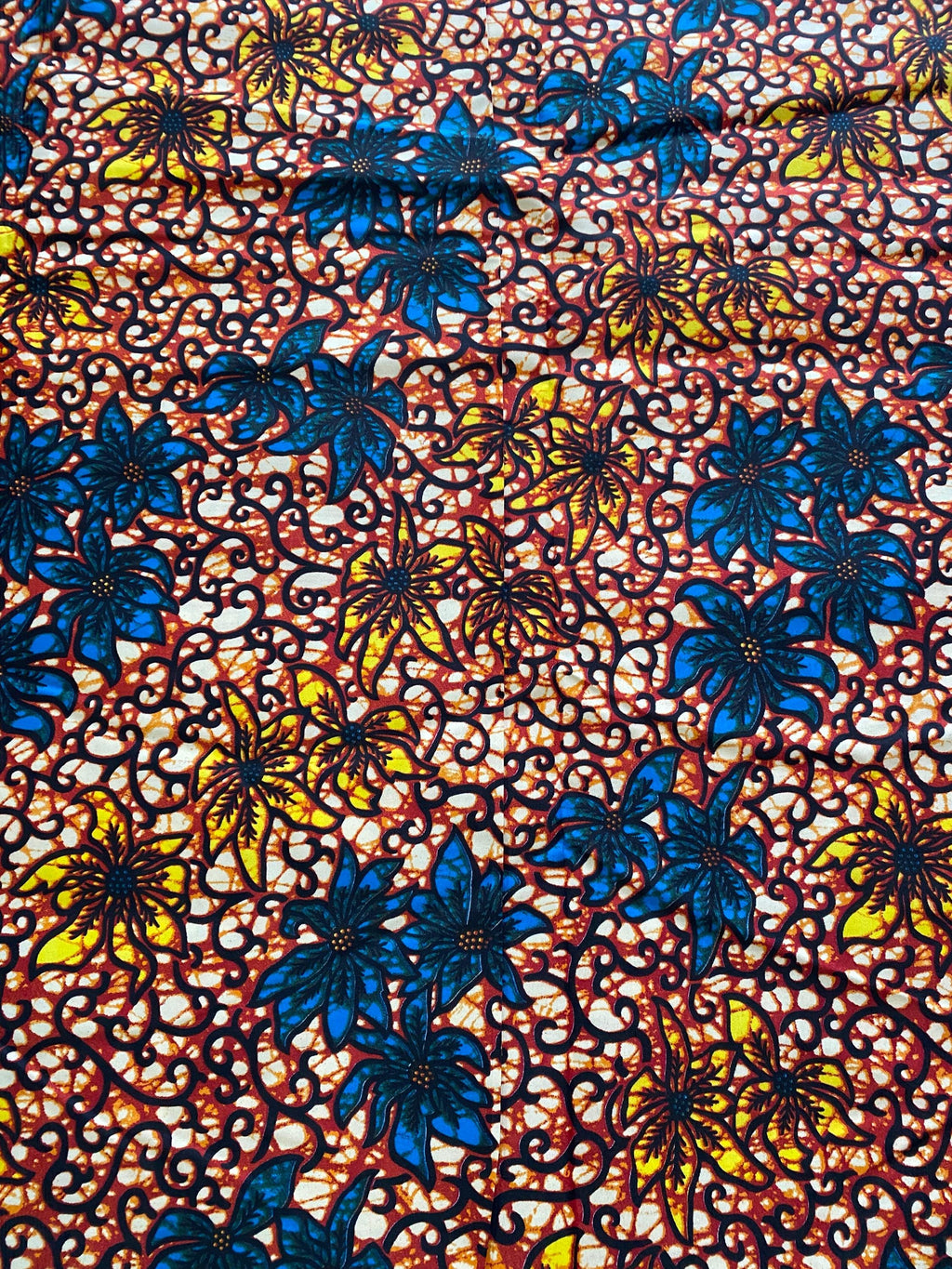 Polycotton African Fabric 6 Yards Soft Ankara Wax Print Material