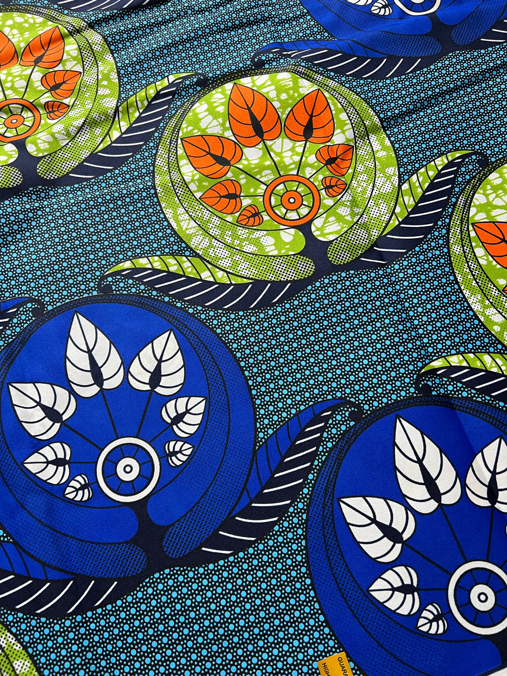 Polycotton African Fabric 6 Yards Soft Ankara Wax Print Material