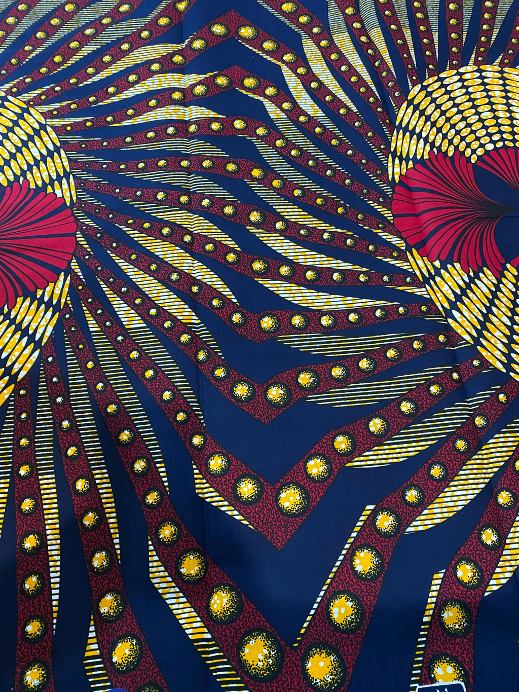 6 Yards 100% Cotton Ankara Wax Print Fabric African Print for Dressmaking, Quilting & Home Décor