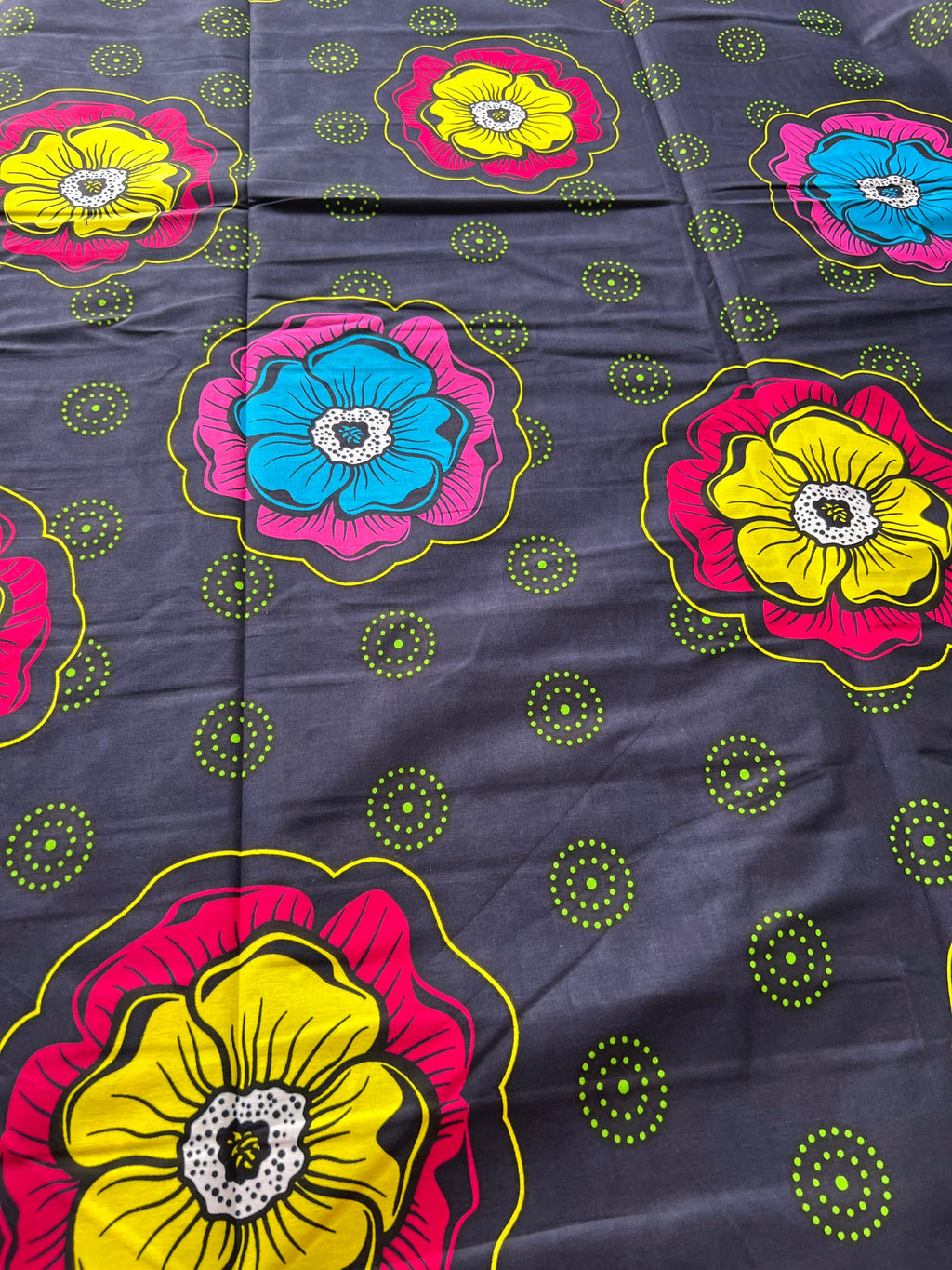 6 Yards 100% Cotton Ankara Wax Print Fabric African Print for Dressmaking, Quilting & Home Décor