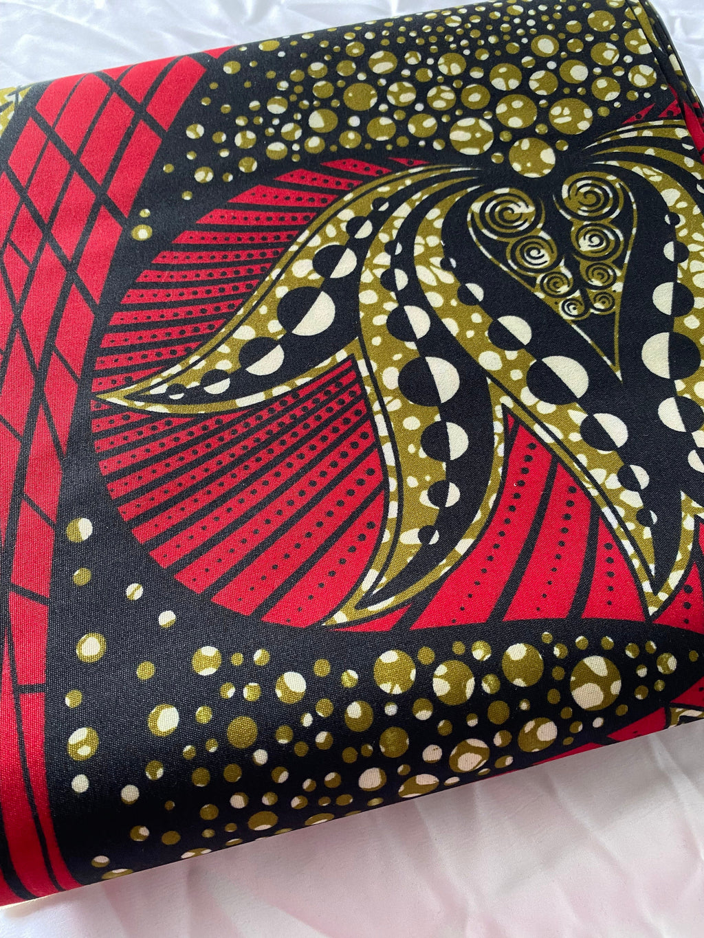 Polycotton African Fabric 6 Yards Soft Ankara Wax Print Material