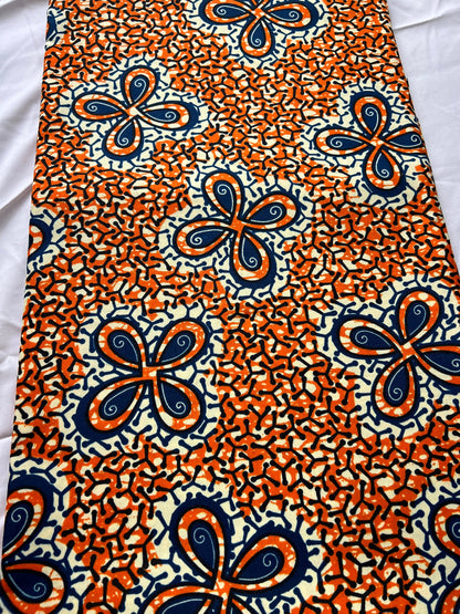 Polycotton African Fabric 6 Yards Soft Ankara Wax Print Material
