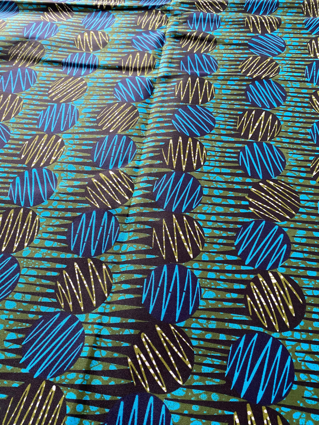 Polycotton African Fabric 6 Yards Soft Ankara Wax Print Material