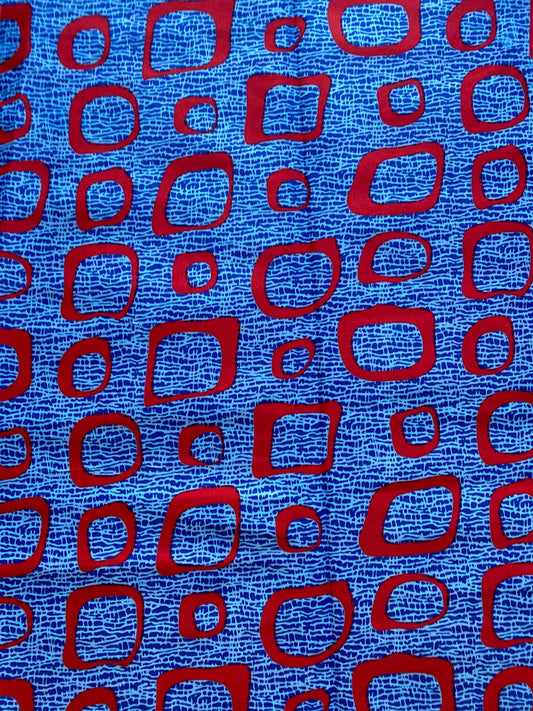 Polycotton African Fabric 6 Yards Soft Ankara Wax Print Material