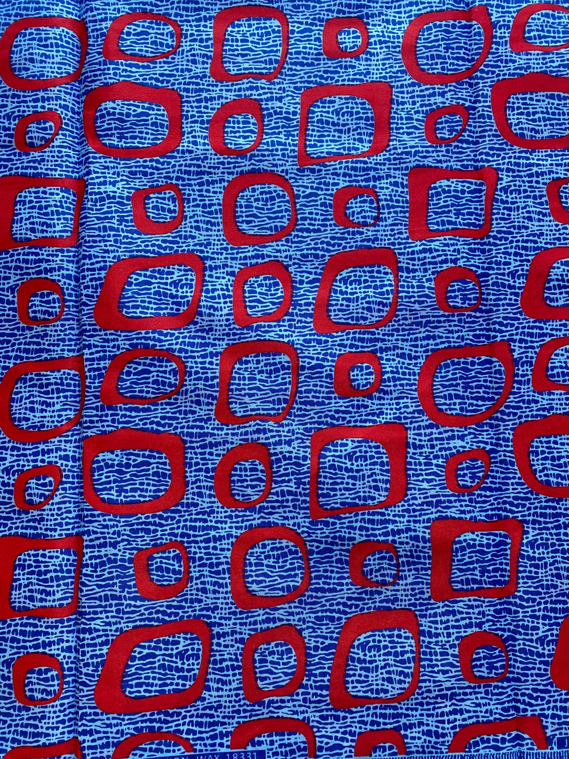 Polycotton African Fabric 6 Yards Soft Ankara Wax Print Material