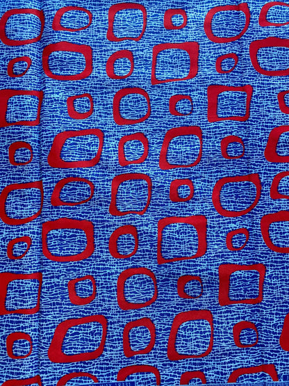 Polycotton African Fabric 6 Yards Soft Ankara Wax Print Material